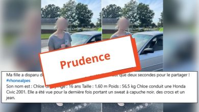 Attention à cette fausse alerte sur la disparition de « Chloé G. », virale sur Facebook